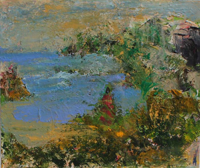 07 El paseo. T. Mixta 13x15,5 cm.