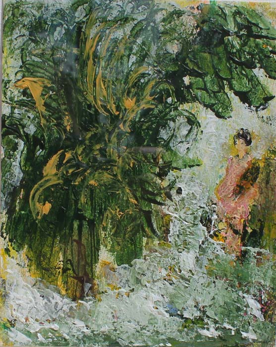 09 Akiko (Luz brillante).T. Mixta 15,5x12,5 cm.