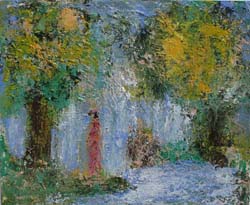 10 La poeta. T. Mixta 13,5x16,5 cm.