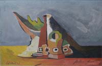 11 Bodegon de ceramica Gouache 27 x19cm