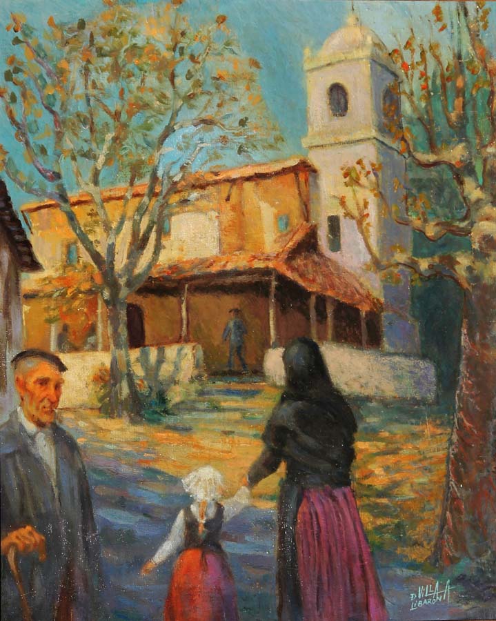 07 A misa-Iglesia de Garay O.l 46x38 cm.