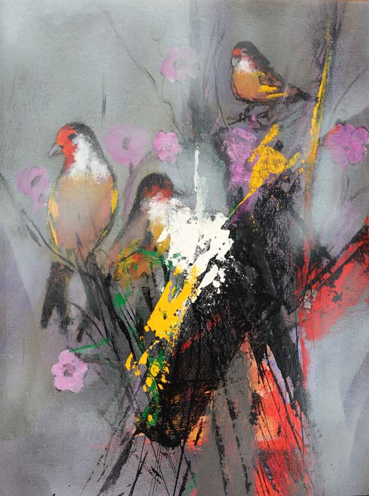 01 Gilgueros o.t. 35x27cm.