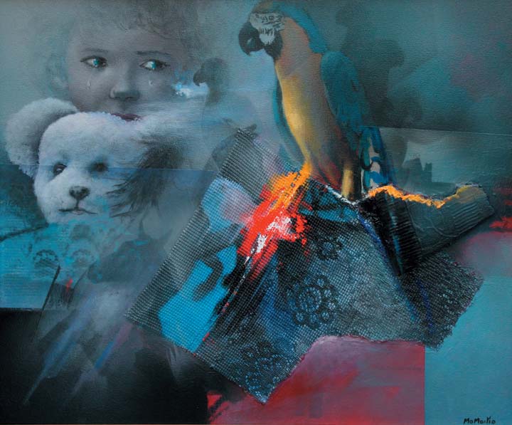 05 Los loros de la ninez 65x54cm.