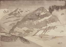 08- 25 23x32cm. Por los Montes de Fuente De, Potes