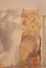 15- 18- 16x23cm. Fragmento de Puppy y Guggenheim Bilbao