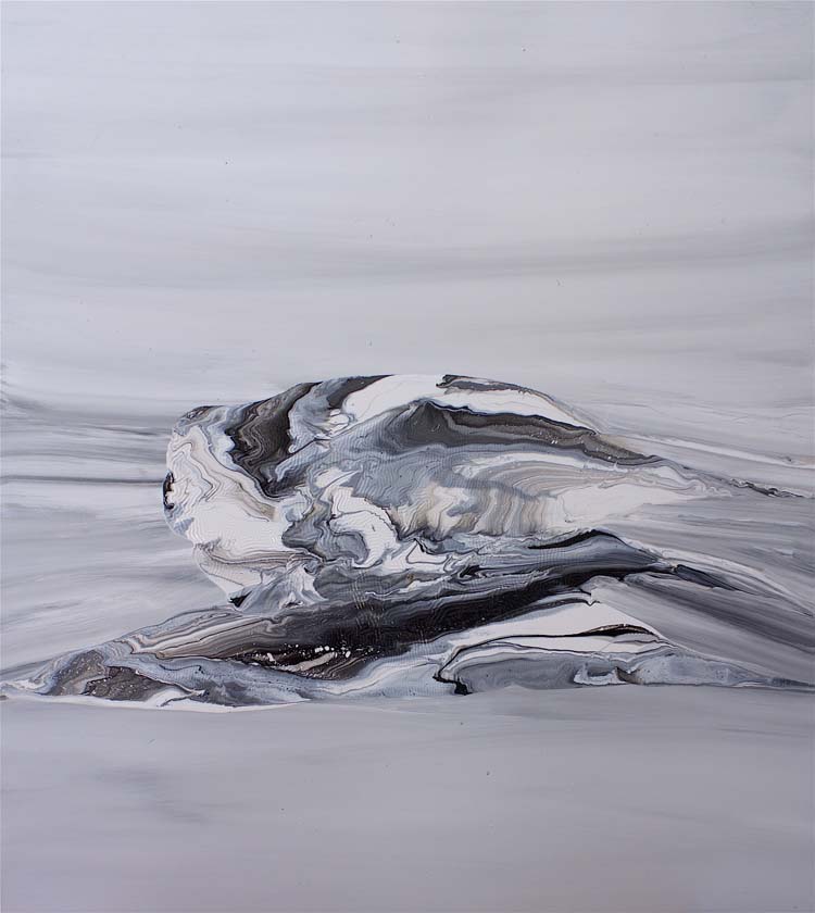 08 Sedimento I. Acrilico sobre madera. 85x75 cm.