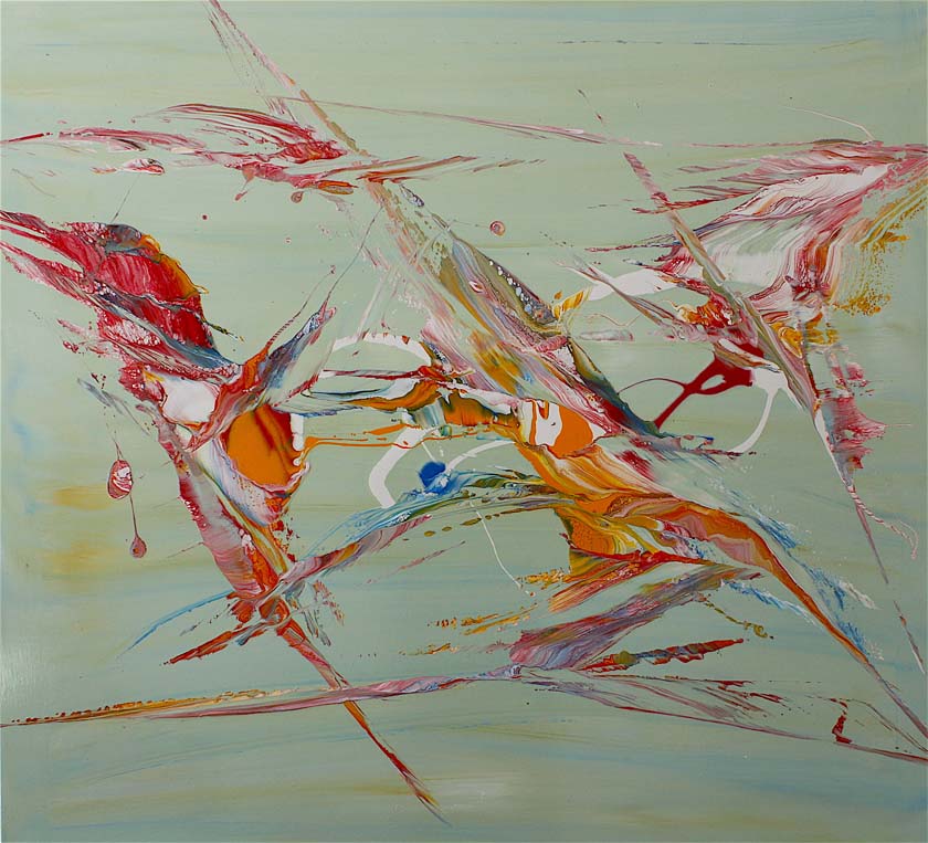 09 Piscis VII. Acrilico sobre madera. 100x110 cm.