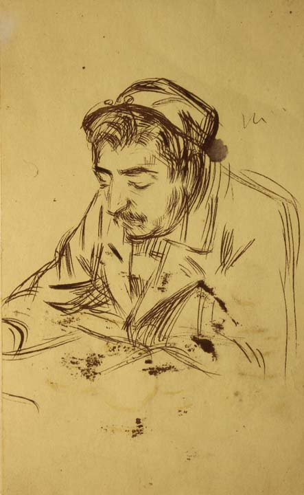 06- 6 Estudio de busto Litografia 162x103 mm.