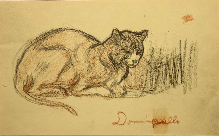 38- 38 Gato Dominguillo Litografia 166x102 mm.