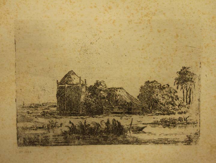 62- 16- 344 Urbano entre arbolado Aguafuerte 100x150 mm.