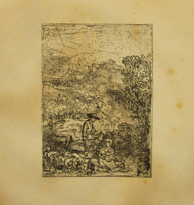 75- 29 El cabrero contemlando la maternidad Aguafuerte 660x920 mm.