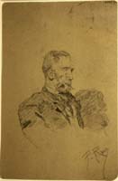 31- 31 Dibujo de caballero Litografia 192x126 mm.