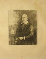 59- 13- 181 Retrato de caballero con domento Aguafuerte 120x100 mm.