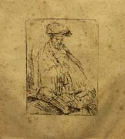 65- 19- 116 La meditacion Aguafuerte 930x105 mm.