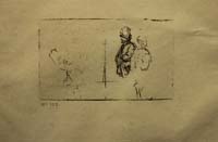 76- 30- 123 Estudio de guerreros mediavales 450x700 mm.