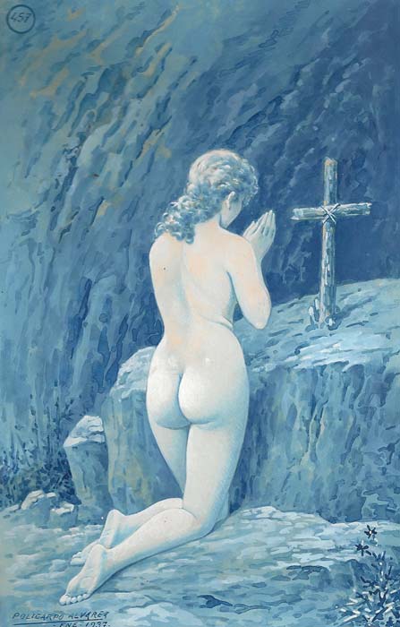 13x20 Magdalena penitente