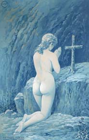 13x20 Magdalena penitente