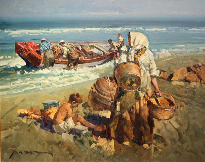 12 Playa de Valencia o.l. 73x61cm.