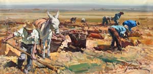 18 La siega o.l. 40x80cm.