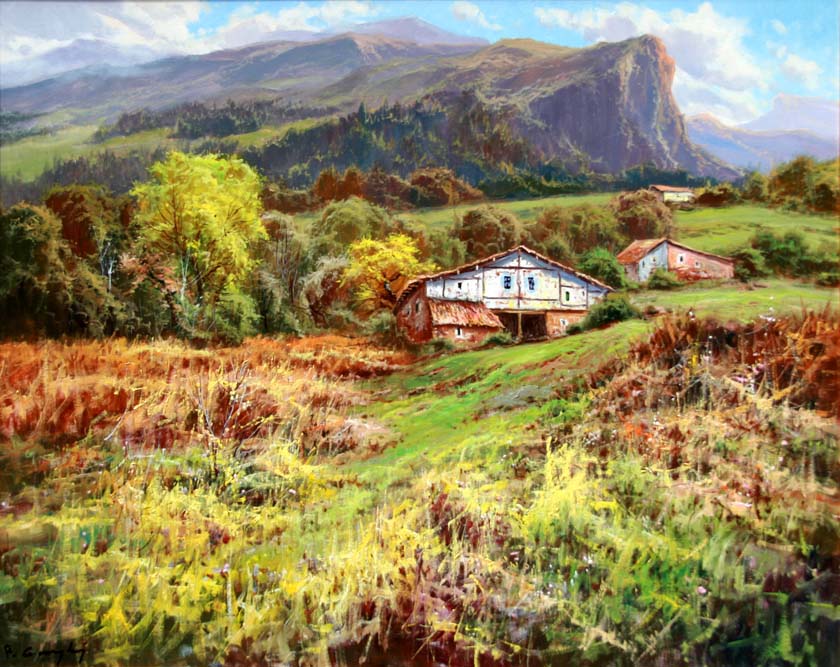 Paisaje O.l.  61x50 cm.