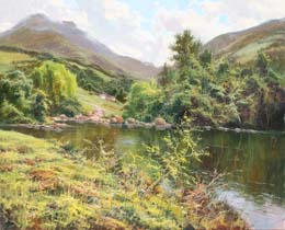 Rio entre montanas O.l. 81x65 cm.