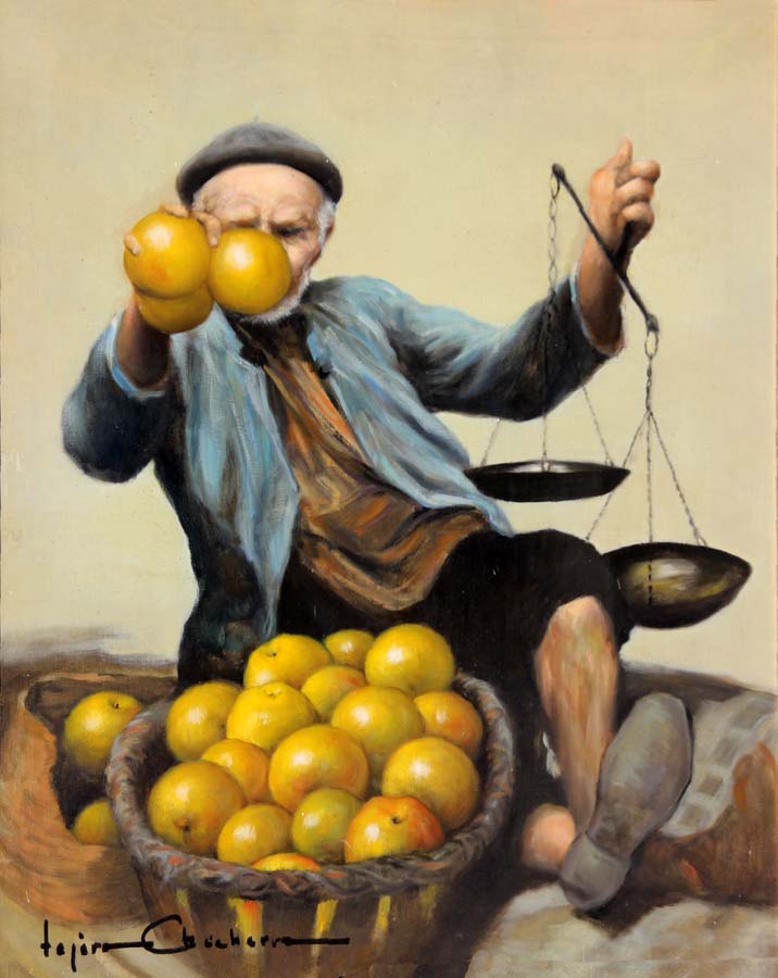 05- Vendedor de fruta 61x50cm.