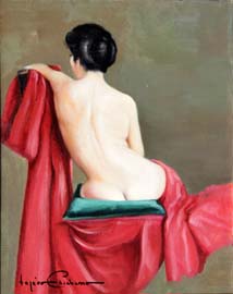 01- 61x41-Desnudo posando.