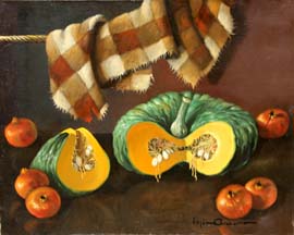 17- 81x65-Calabaza y mantel.