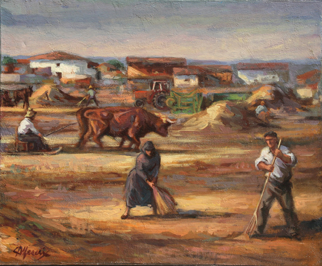 65x54cm. En el campo