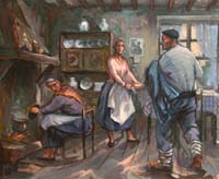 61x50cm. En la cocina