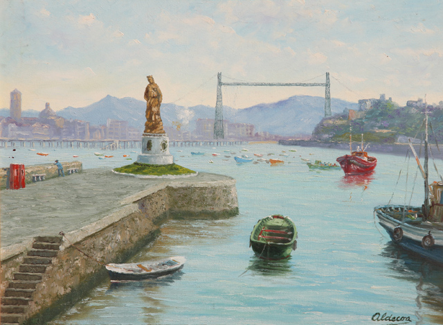 05 Puerto de Santurce 61x46cm.