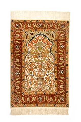 87 Seda y oro 124x88cm