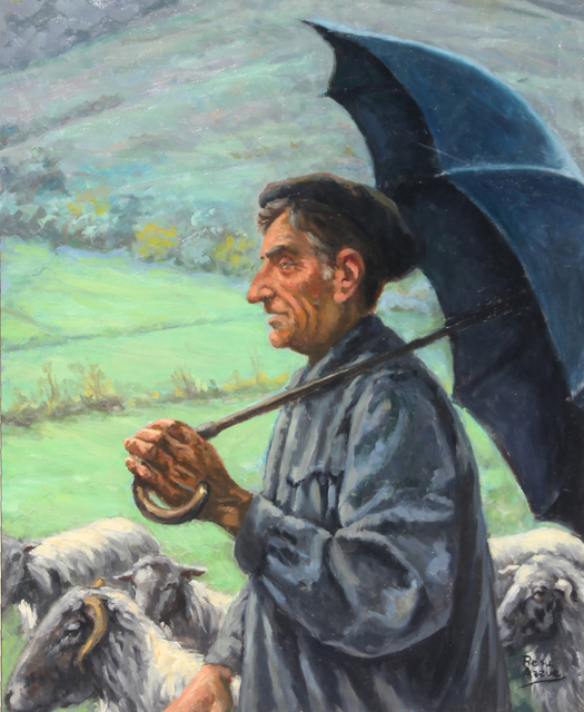 08 Dia de lluvia 65x81cm.