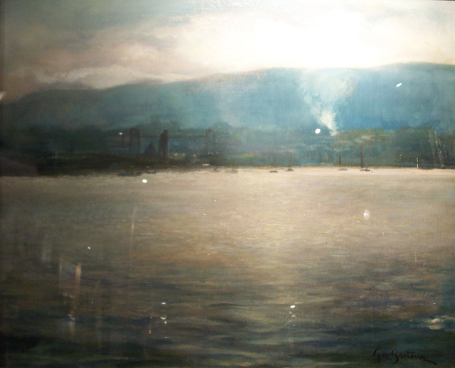 003 Las Arenas-Vizcaya 73x60cm Oleo sobre lienzo