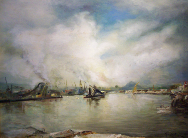 008 La ria (Serantes) 81x60cm.