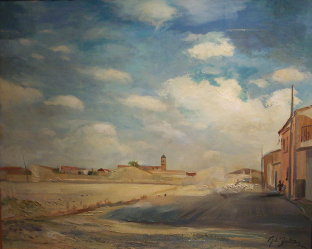 009 Villarrin de Campos 81x65cm. Oleo sobre lienzo