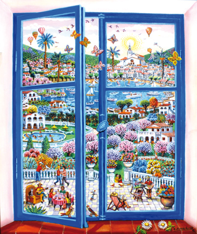 05 Ya estamos en primavera 60x50cm.