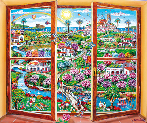 08 Mediterraneo Altea 46x55cm.