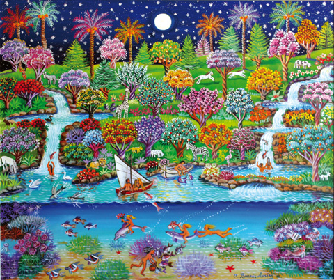 10 Fondo mar nocturno 46x55cm.