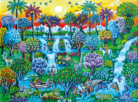 33 Jardin del paraiso 24x23cm.