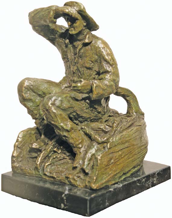 18- Marino en altamar 27x16cm.