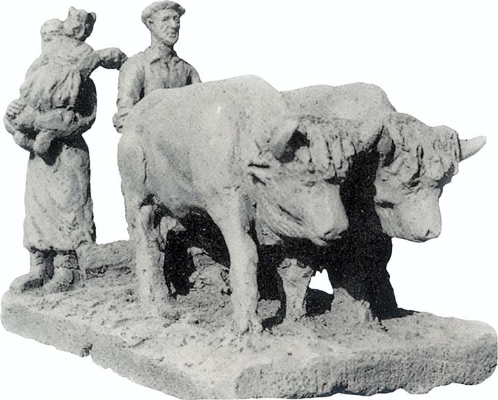 39- Arado maternal 33x21cm.