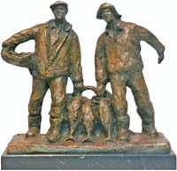 16- Atuneros con cesto  27x26cm.