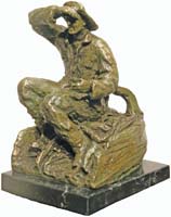 18- Marino en altamar 27x16cm.