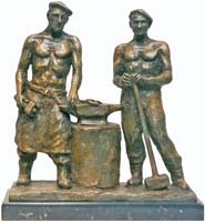 27- Forjadores en reposo 29x27cm.