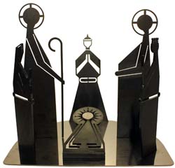 04 Belen- acero corten  30x22x30 cm.