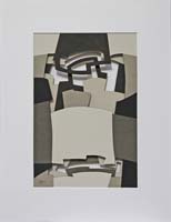 12-15.40- Serigrafia- Composicion Geometrica IV 70x50cm. Sin moldura