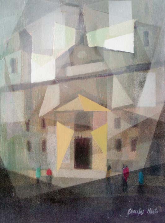 02 Iglesia S. Nicolas Bilbao 35x27cm.