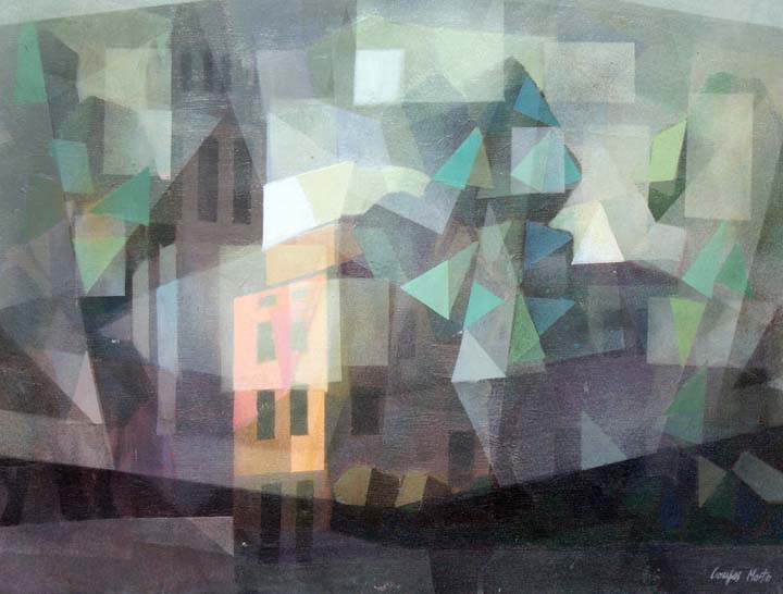 05 Basilica de Begona Bilbao 65x54cm.