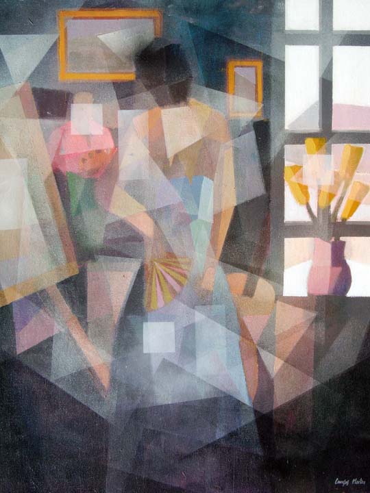 18 El Pintor y la Modelo 81x65cm.